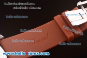 Chopard Mille Miglia GMT Automatic Diamond Bezel with Orange Dial and Orange Rubber Strap