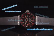 Hublot Big Bang King 1:1 Original Swiss Valjoux 7750 Automatic Movement PVD Case with Black Dial and Red Stick Hour Markers