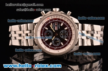 Breitling Bentley GT II Chrono Swiss Valjoux 7750-SHG Automatic Steel Case with Stick Markers and Brown/Black Dial