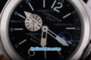 Panerai Pam 088 Luminor Marina Automatic SS Case with Black Dial