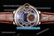 Cartier Ballon Bleu De Tourbillon Asia Automatic Steel Case with Blue Dial and Roman Numeral Markers Cartier Ballon Bleu De Tourbillon Asia Automatic Steel Case with Blue Dial and Roman Numeral Markers