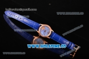 Vacheron Constantin Metiers d'Art Swiss ETA 2824 Automatic Rose Gold Case with Blue MOP Dial and Diamonds Bezel