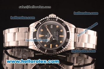 Rolex Oyster Perpetual Sea-Dweller Swiss ETA 2836 Automatic Full Steel with Yellow Markers -ETA Coating