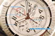 Breitling Super Avenger Chronograph Swiss Valjoux 7750 Automatic Movement Full Steel with Arabic Numerals-1:1 Original