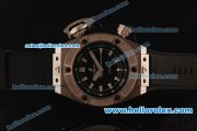 Hublot Big Bang Swis ETA 2824 Automatic Steel Case with Black Dial and Black Rubber Strap