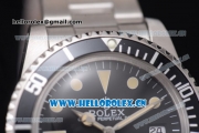 Rolex Sea-Dweller Swiss ETA 2836 Automatic Stainless Steel Case/Bracelet with Black Dial and Dot Markers