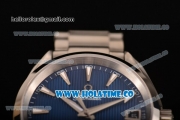 Omega Aqua Terra 150 M Co-Axial Clone Omega 8501 Automatic Steel Case/Bracelet with Blue Dial and Stick Markers (EF)