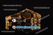 Vacheron Constantin Patrimony Tourbillon Miyota 9015 Automatic Full Yellow Gold with White Dial and Stick Markers (YR)