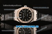 Audemars Piguet Royal Oak 41MM Asia Automatic Steel Case with Black Grids Dial and Stick Markers