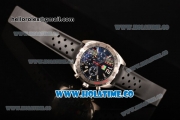 Tag Heuer Formula 1 Miyota OS20 Quartz Steel Case with Stick Markers Rubber Strap and Blue Dial