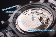 Breitling Avenger Swiss Valjoux 7750 Automatic PVD Case/Strap with Black Dial and White Numeral Markers