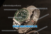 Rolex Submariner 2836 Auto 904Steel Case with Green Dial and Steel Bracelet - 1:1 Original (JF)