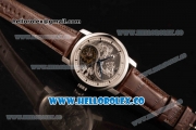 Vacheron Constantin Traditionelle Minute Repeater Tourbillon Swiss Tourbillon Manual Winding Steel Case with Gray Dial