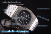 Audemars Piguet Royal Oak Offshore Chronograph Miyota Quartz Movement Stainless Steel Case and Bracelet with Black Dial