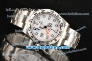 Rolex Explorer II Rolex 3187 Automatic Full Steel with White Dial and Dot Markers (NOOB)