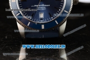 Breitling Superocean Heritage II 42 Swiss ETA 2824 Automatic Steel Case Blue Dial With Stick Markers Blue Rubber Strap(JH)