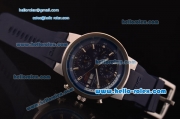 IWC Aquatimer Cousteau Divers ST16 Automatic Steel Case with Blue Dial and Blue Rubber Strap