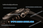 Hublot Big Bang Chronograph Swiss Valjoux 7750 Automatic PVD Case with Black Dial and Black Rubber Strap (YF)