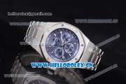 Audemars Piguet Royal Oak Perpetual Calendar Asia ST17 Automatic Stainless Steel Case/Bracelet with Blue Dial and Stick Markers (EF)