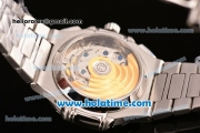 Patek Philippe Nautilus Swiss Valjoux 7750 Automatic Full Steel with Whtie Dial and Stick Markers - 1:1 Original (BP)