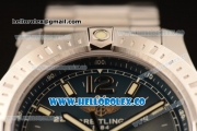 Breitling Colt Swiss ETA 2824 Automatic Steel Case/Bracelet with Blue Dial and Stick Markers