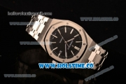 Audemars Piguet Royal Oak 41 MM Clone AP Calibre 3120 Automatic Steel Case/Bracelet with Black Dial and Stick Markers - 1:1 Original (JF)