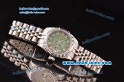 Rolex Datejust Lady 2813 Automatic Steel Case withStianless Steel Strap and Grey MOP Dial ETA Coating