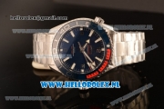 Omega Seamaster Planet Ocean Master 8900 Auto Steel Case with Blue Dial and Steel Bracelet (EF)