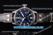 IWC Big Pilot's Watch Edition "Le Petit Prince" Swiss Valjoux 7750-CHG Automatic Steel Case with Black Dial Brown Leather Strap and Arabic Numeral Markers (ZF)