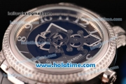Ulysse Nardin Freak Automatic Steel/Diamond Case with Black Dial and Leather Strap (EF)