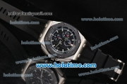 Audemars Piguet Royal Oak Offshore Chrono Swiss Valjoux 7750 Automatic Steel Case with Black Bezel and Stick Markers - 1:1 Best Edition (ZF)