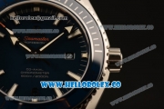 Omega Seamaster Planet Ocean 600M Co-Axial Clone Omega 8500 Automatic Steel Case/Bracelet with Stick/Arabic Numeral Markers and Blue Dial (EF)