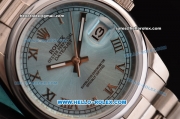 Rolex Datejust Automatic with Blue Dial-Roman Marking
