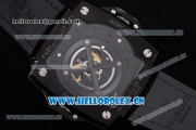 Hublot Masterpiece MP 08 Antikythera Sunmoon Asia 2813 Automatic PVD Case Skeleton Dial Grey Leather Strap and White Markers