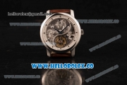 Vacheron Constantin Traditionelle Minute Repeater Tourbillon Swiss Tourbillon Manual Winding Steel Case with Gray Dial