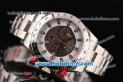 Rolex Daytona Brevet Asia 3836 Automatic Full Steel with White/Gray Dial and Stick Markers