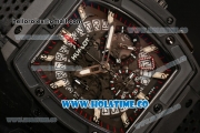 Hublot MP-06 Senna Chrono Miyota OS20 Quartz PVD Case with Skeleton Dial and White Stick Markers