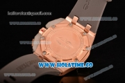 Audemars Piguet Royal Oak Offshore Miyota Quartz Rose Gold Case with Grey/White Dial and Stick Markers (EF)