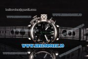 U-Boat U-51 Chrono Swiss Valjoux 7750 Automatic Steel Case with Black Dial and White Arabic Numeral Markers