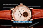 Vacheron Constantin Malte Tourbillon Asia Automatic Rose Gold Case with Stick Markers and White Dial