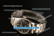 Rolex Explorer Tiffany & Co. Asia Auto with Black Dial and Steel Case Steel Bracelet