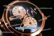 Patek Philippe Grand Complication ST25 Automatic Rose Gold Case with Black Dial and Silver Markers -ETA Coating