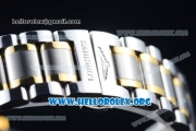 Longines Master Swiss ETA 2824 Automatic Two Tone Case with White Dial and Yellow Gold/Steel Bracelet (AAAF)