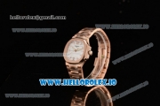 Patek Philippe Nautilus Miyota 9015 Automatic Rose Gold Case White Dial With Stick Markers Rose Gold Bracelet