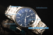 IWC Big Pilot Automatic Movement Full Steel with Black Dial and White Markers