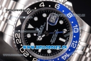 Rolex GMT-Master II Vintage Swiss ETA 2836 Automatic Stainless Steel Case/Bracelet with White Markers and Black Dial