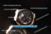 Audemars Piguet Royal Oak Offshore Black Dial 1:1 Clone With Black Leather Strap JF 26411PO.OO.A002CR.01