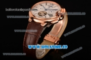 Cartier Ballon Bleu De Tourbillon Asia Automatic Rose Gold Case with White Dial and Black Roman Numeral Markers