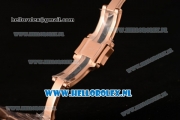 Vacheron Constantin Overseas 9015 Auto Rose Gold Case with Black Dial and Rose Gold Bracelet - 1:1 Origianl (LF)