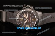 Ball Engineer Hydrocarbon Spacemaster Miyota 8205 Automatic PVD Case with Black Dial Rubber Strap and Luminous Blue Markers